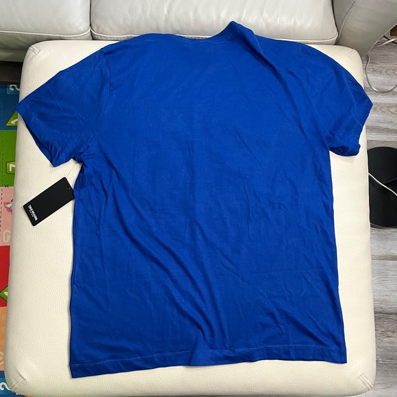 NWT - True Religion Men’s Spliced TR Logo Short Sleeve T Shirt - Size L - Picture 6 of 8